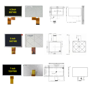 Polcd TFT IPS 3.5/4.3/5/7/8/8.4/8.8/10.1/11.6/15.6 pouces petit panneau d'écran LCD personnalisé RTP CTP FPC écran TFT couleur - Product Image 5