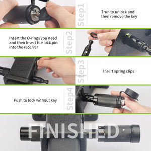 Lot de 2 verrous de remorque 5/8 po de diamètre Goupille de verrouillage pour attelage de remorque de classe III IV 2 pouces et 2-1/2 pouces pour accessoires de <span class=keywords><strong>caravane</strong></span> - Product Image 5