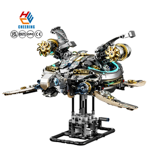 <span class=keywords><strong>Tortue</strong></span> de mer mécanique 1277 pièces bloc de particules briques assemblage éducatif enfants bloc de construction ensemble en plastique jouet ensemble 13097 - Product Image 1
