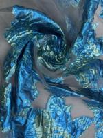 Tissu de robe Jacquard et Organza de conception populaire avec des techniques tissées à motifs brodés pour garçons et filles