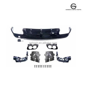 Difusor Trasero C207 para <span class=keywords><strong>Mercedes</strong></span> Benz Clase E W207 C207 2 Puertas E200 E260 E300 a E63 AMG E53 AMG, Puntas de Difusor, Tubo de Escape - Product Image 3