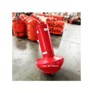 Boya de navegación de plástico personalizada de fábrica de 700mm Marine PE See Warning Ais Boya Marcadores con luz - Product Image 5