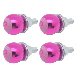 Viti per Targa Auto a 8 Punte, Accessori per Modifiche Esterne, <span class=keywords><strong>Bulloni</strong></span> Decorativi Universali con Filettatura M6 - Product Image 5