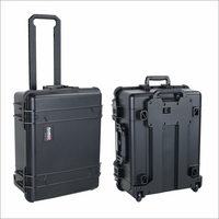 Valise de transport robuste en plastique PP, étanche IP67, antichoc, avec roulettes, pour équipement et outils – Meilleures ventes