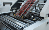 Machine à plastifier électrique automatique haute vitesse WESTONIX pour flûtes, plastification à chaud 160 m/min, cartons papier-plastique, multifonctionnelle
