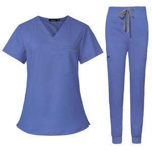Nuevo Diseño de Uniformes Médicos Elásticos de Spandex para Hospital, Uniformes de Enfermería, Ropa de Trabajo Quirúrgica para Mujeres y Hombres - Product Image 5