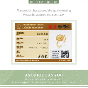 Bague en argent sterling 925 pour femme, anneau ouvert, plaqué or véritable, bordure transversale, gr580 - Product Image 6