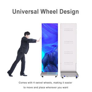 Có thể tháo rời có thể gập lại ngoài trời trong nhà tầng thường vụ quảng cáo hiển thị p1.25 p1.87 p1.5 p2.5 dẫn Áp phích Màn hình hiển thị - Product Image 5