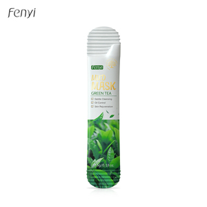 Crème de boue nettoyante en profondeur au thé vert minéral volcanique Fenyi pour le visage, hydratante et raffermissante, soin de la peau 5g - Product Image 1