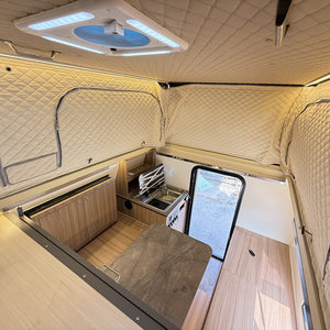 Camioneta Camper D100 moderna <span class=keywords><strong>4x4</strong></span>, autocaravana ligera de fibra de vidrio con cocina de lujo, resistente al agua y expandida, para 4 personas - Product Image 6