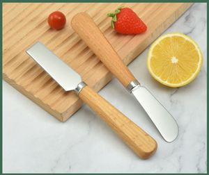 3 Piece Wooden Handle <b>Knife</b> Set Stainless Steel Blade Pizza Tools Kitchen Essential for Cheese Lovers and Home Chefs - Product Image 5