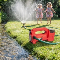 Pompe à eau portable sans fil alimentée par batterie 18 V 31 LPM avec éclairage LED pour l'extérieur