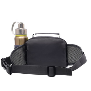 nctionnel pour les sports de plein air Sac de taille imperméable Sac <span class=keywords><strong>banane</strong></span> Sac à bandoulière pour femmes avec bouteille d'eau - Product Image 4