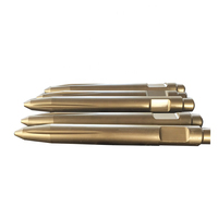 Perforatrice hydraulique MTTOYO MSB200/MSB300, burin en acier allié de 85 mm, longueur de 850 mm, types conique/à rainures/à forgeage/à coin pour la réparation routière