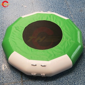 <span class=keywords><strong>Piscine</strong></span> d'eau gonflable commerciale en PVC rond de <span class=keywords><strong>6m</strong></span> de diamètre pour adultes et enfants avec trampoline à l'élastique et tente araignée - Product Image 6