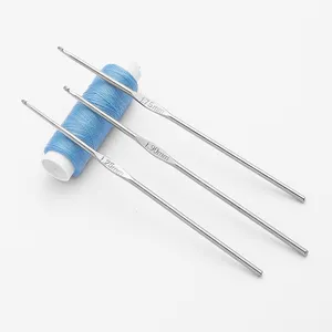 JP Wholesale 14 Different Sizes Metal Mini 0.5mm-1.9mm Knitting Needles Tool Accessories Iron Crochet Hooks