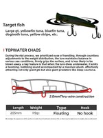 Appât pour gros poissons vivants 119g en acier inoxydable pour la pêche en mer, la pêche en bateau, le thon et le GT