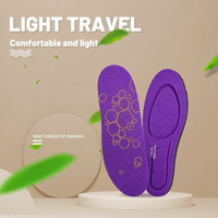 Semelles orthopédiques ergonomiques en maille alvéolée, confortables et amortissantes, pour la marche et la position debout toute la journée