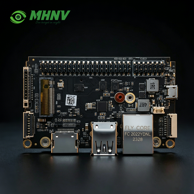 MHNV Compact AI Edge Computing Carrier Board Compatible 87x52mm Industrial Grade Motherboard Module