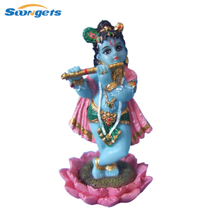 Tượng Thần Hindu Vishnu, Thủ Công, Polyresin, Kỳ Nghỉ - Product Image 2