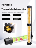 MOZKUIB Prix de gros, collecteur de balles de pickleball et de tennis portable, tube de ramassage, 14 balles