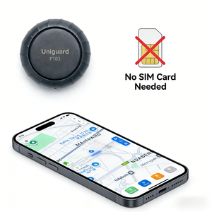 Traceur GPS sans carte SIM requise |   Localisation mondiale via application |   Traceur compact et discret pour voiture, biens et bagages avec autonomie de 30 mois - Product Image 1