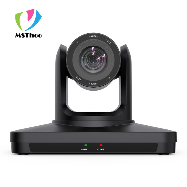 AI tracking PTZ Camera 12X Optical Zoom  IP Live Streaming SDI USB3.0 4K 30fps  Supports for Church Worship Video Conference