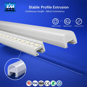 Molde para Tubo de Luz LED de Cultivo, Perfil de PC ASA, Molde de Plástico Personalizado, Moldeo por Extrusión para la Carcasa del Tubo - Product Image 2