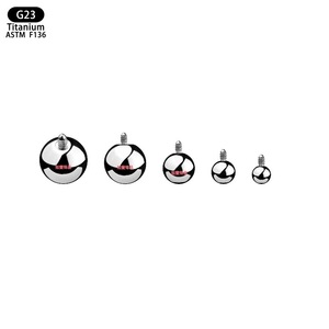 Adaptateur sphérique en titane pour bijoux de piercing, pièces de rechange unisexes - Product Image 5