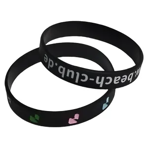 Bracelet En Silicone Personnalisable Silicone Qr Code Bracelet Baseball Wristband Printing Custom Silicone Bracelet Band