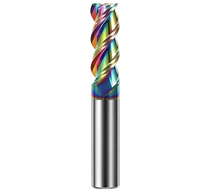 Outils de fraisage CNC, fraises en carbure HRC55, fraises à 3 dents pour aluminium, outil de coupe pour acrylique, bois, cuivre, plastique
