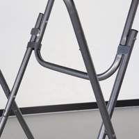 Vente en gros Salle à manger ronde néerlandaise Table de cocktail de bar pliable en plastique sur pied