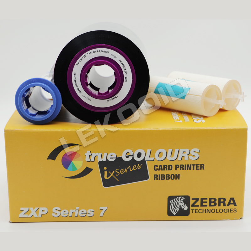 Zebra Zxp7 Original Ymcko Color Ribbon - 750 Prints, Printer