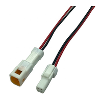 Kabel Konektor Strip LED Tahan Air JST JWPF-VSLE-S, Kabel Konektor Otomotif Tahan Air, Konektor Jantan Betina