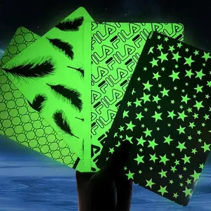 3d embossed skin glow in the dark mobile wrap for cellphone back sticker cutting machine
