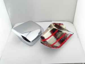 Parti auto esterne autoadesive in plastica ABS cromate per 2015-2016 <span class=keywords><strong>Ford</strong></span> F150 copri metà specchietto retrovisore - Product Image 4