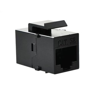 <strong>K</strong>&amp;R-CAT5E RJ45 network cable <strong>connector</strong> extension adapter network straight-through head module gigabit gold-plated contact - Product Image 2