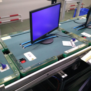 China Factory Custom TV Laptop Línea de montaje automático Cadena de doble velocidad Línea de montaje - Product Image 1