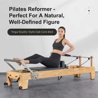 Machine de Pilates Reformer à cadre en bois de chêne, design ergonomique, pour la physiothérapie et les soins corporels, durable, robuste, qualité professionnelle
