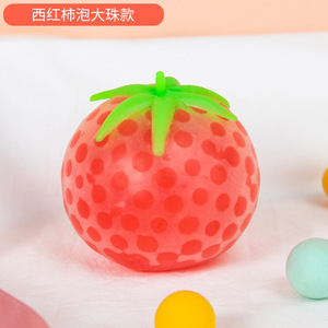 Balles anti-stress colorées en forme de fruits à presser pour enfants et adultes, jouets sensoriels doux, jouets anti-stress pour soulager la tension, jouets de préhension manuelle - Product Image 5