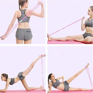 Allenamento di forza portatile compatto costruire muscoli Fitness allenamento Pilates resistenza casa palestra uomini donne Yoga fasce di esercizio - Product Image 5