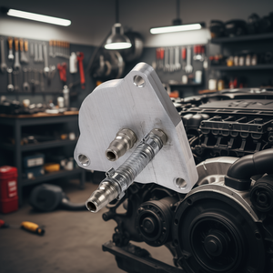 Plaque adaptatrice de liquide de transmission FG 193 R32 avec raccords de tuyauterie pour usage automobile - Product Image 3