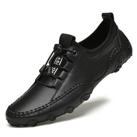 Acceptation du service OEM, personnalisation du logo, mocassins pour hommes en cuir véritable faits à la main, 4 saisons, décontractés, professionnels, habillés