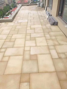 Chine Naturel Jaune Crème <span class=keywords><strong>Beige</strong></span> <span class=keywords><strong>Grès</strong></span> <span class=keywords><strong>Pavé</strong></span> Dalle Tuile Coping Cope Dalles De Pierre Avec Bord Bullnose - Product Image 4