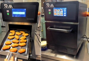 Horno de Alta Velocidad, Horno Eléctrico de Sobremesa Pequeño de 20 Litros, Horno de Convección Ultra Rápido para Hornear - Product Image 2