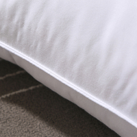 Juego de 4 Almohadas de Plumas de Ganso con Funda 100% Algodón para Cama y Sofá con Envío Gratuito