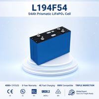 Batterie CALB L194F54 54Ah LiFePO4 3.2V 4C à charge rapide, pour chariots de golf, motos électriques, multi-usages, grade A