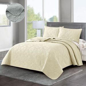 Ensemble de <span class=keywords><strong>couvre</strong></span>-<span class=keywords><strong>lit</strong></span> et édredon d'hôtel de luxe imprimé en gros, matelassé par ultrasons, doux, chaud, écologique, antibactérien, en polyester - Product Image 2