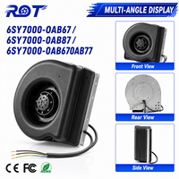 Unidad de Ventilador Radial Original 6SY7000-0AB67, 230V CA, 250mm, 2450 RPM, Ventilador de Refrigeración para Inversor, Reemplazo para Ventilación de Gabinetes de Accionamiento