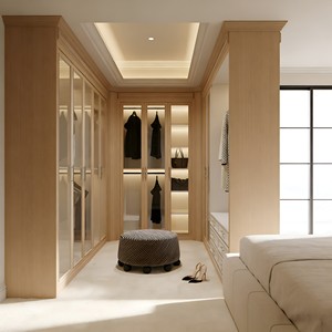 Armario de lujo de madera maciza para <span class=keywords><strong>vestidor</strong></span>, guardarropa <span class=keywords><strong>pequeño</strong></span> moderno para dormitorio y hogar - Product Image 2